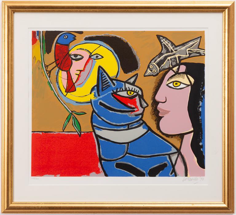 Beverloo Corneille, "Vrouw en kat".