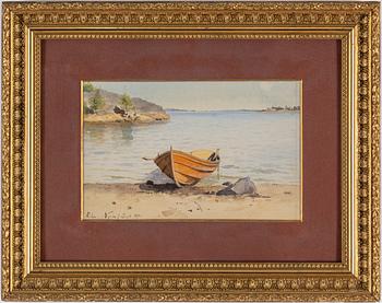 ANNA PALM DE ROSA, watercolour, signed and dated Nynäs Sep 7 1892.