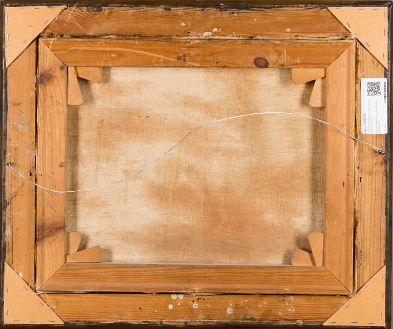 VICTOR NIKKANEN, oil on canvas, signed.