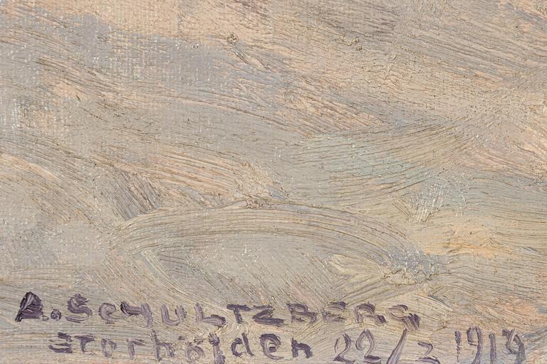 Anshelm Schultzberg, "Motiv från Storhöjden".