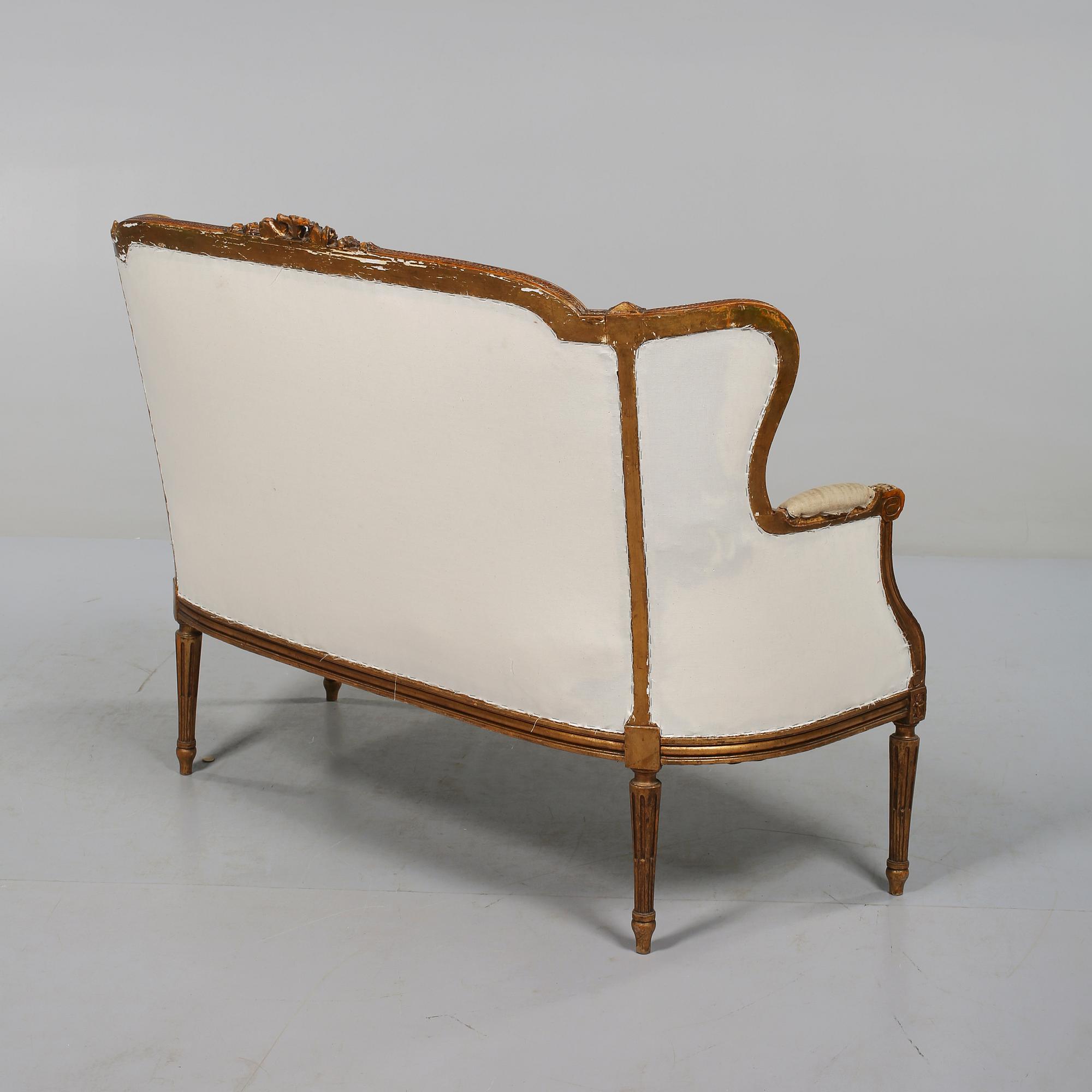 SOFFA, Louis XIV-stil, 1900-talets första hälft.