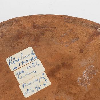 An earthenware pâté form, early 1800.