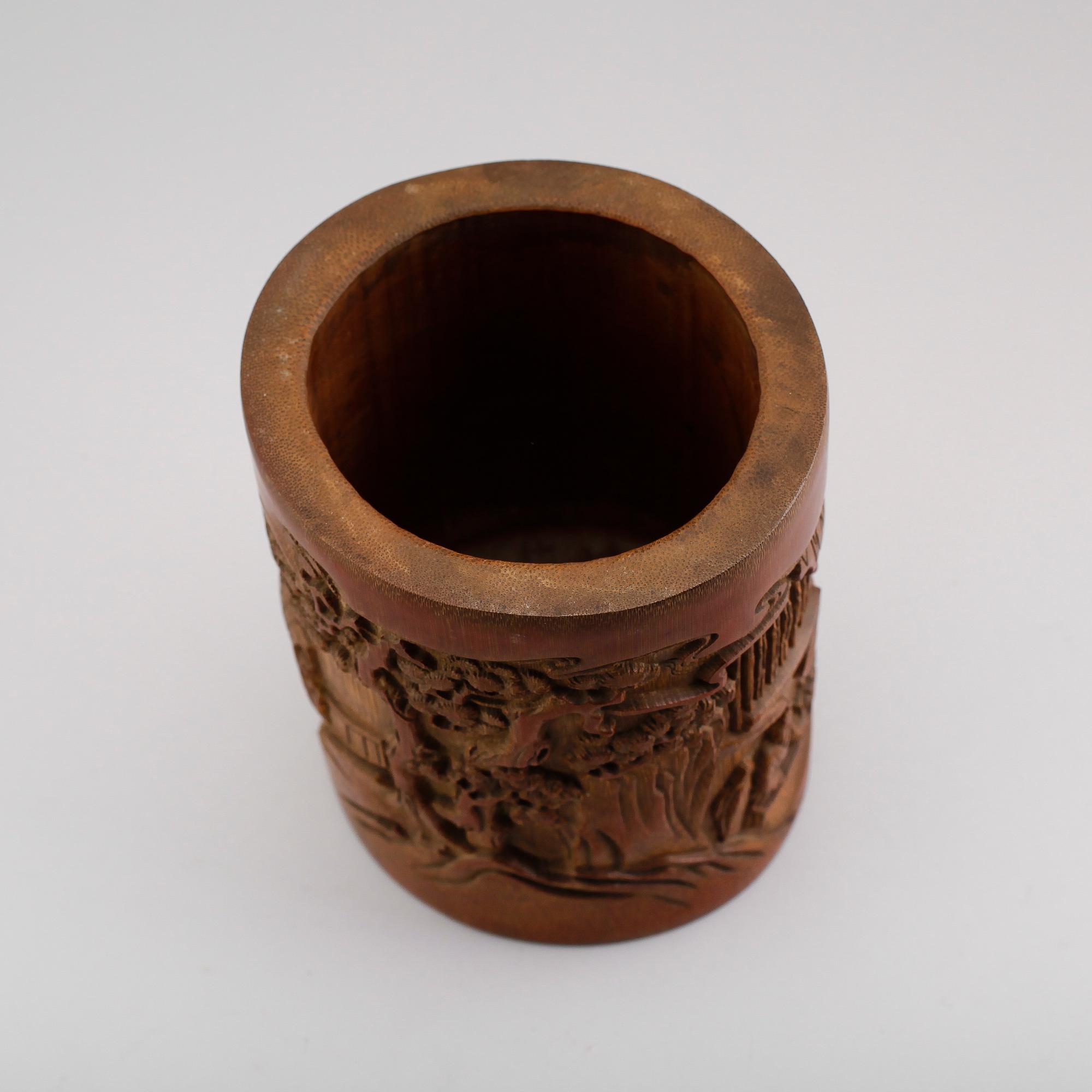 PENSELVAS, bambu, Kina, 1900-/2000-tal.