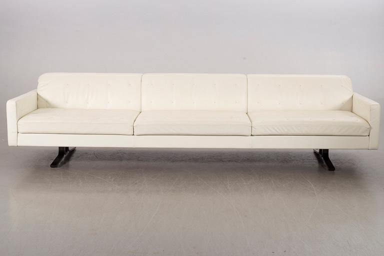 A "Kennedee" leather couch, Jaun-Marie Massaud for Poltrona Frau, 21st century.