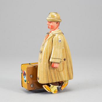 FRITZ VOIGT, a mechanical tin toy, Western Germany, 1950's.