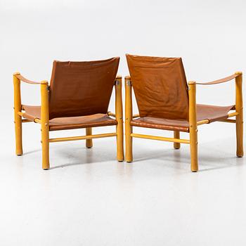 Elias Svedberg, A pair of armchairs, “Safari”, the Triva series, Nordiska Kompaniet.
