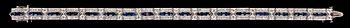 A blue sapphire and diamond bracelet, C.G. Halleberg, Stockholm 1936.