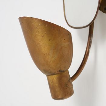 Carl-Axel Acking, a pair of wall lamps model "5029", Bröderna Malmströms Metallvarufabrik, Malmö, 1940s.