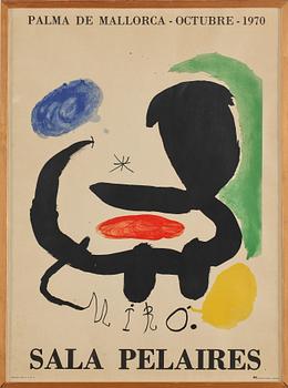 UTSTÄLLNINGSAFFISCHER, 2 st, Miro, efter, respektive Dali, efter, 1900-talets andra hälft.