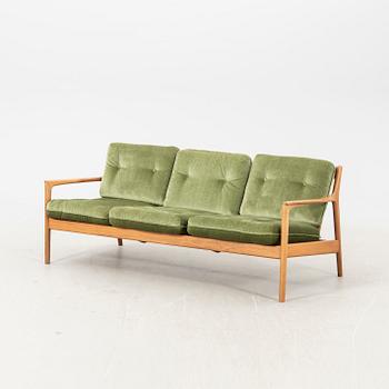 A Folke Ohlsson USA75/Aveny DUX walnut sofa 1960s.