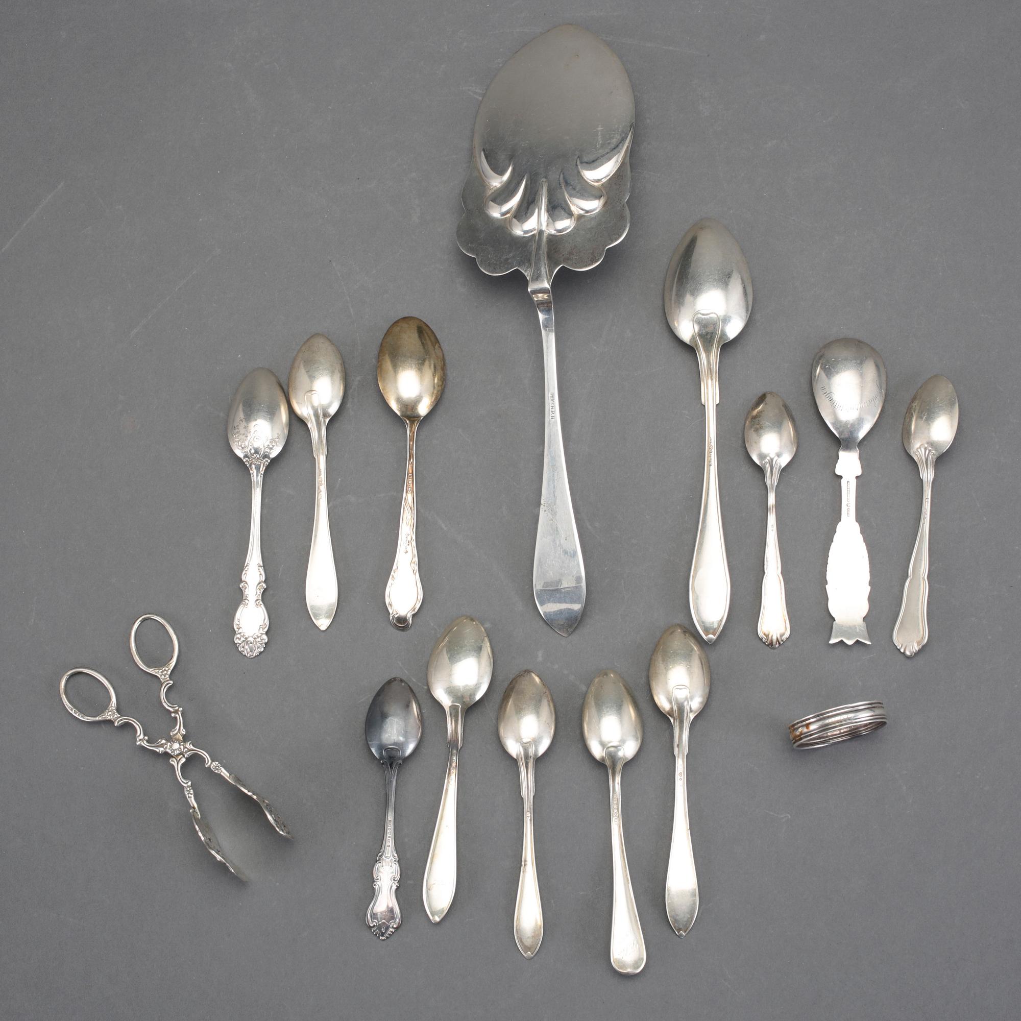 PARTI SILVER, bl a CG Hallberg, Stockholm 1961. Vikt ca 500  gram.