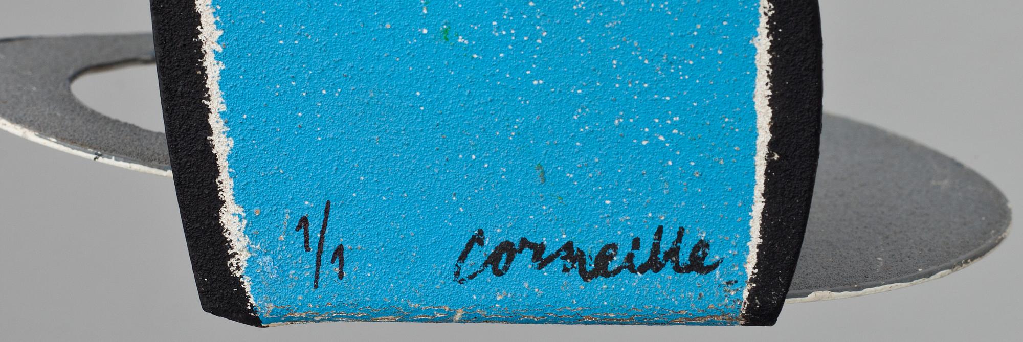 BEVERLOO CORNEILLE, polykrom metall, signerad och numrerad 1/1.
