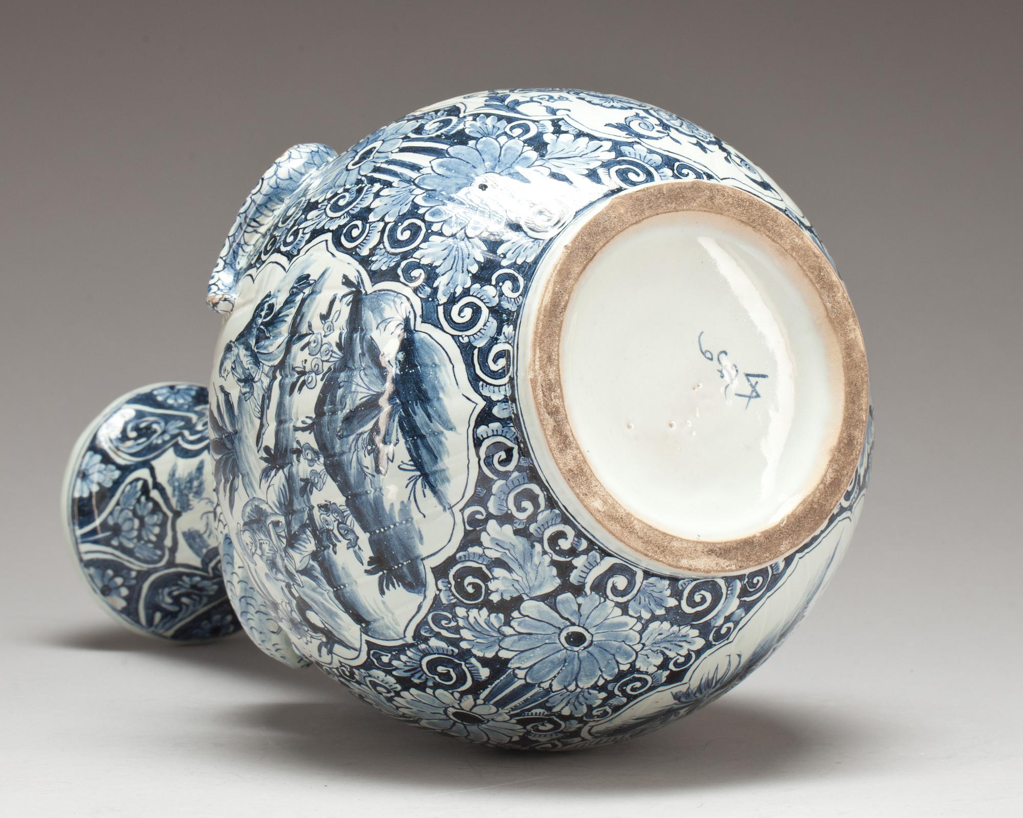 VAS, flintgods, Frankrike/Holland, 1800-tal.
