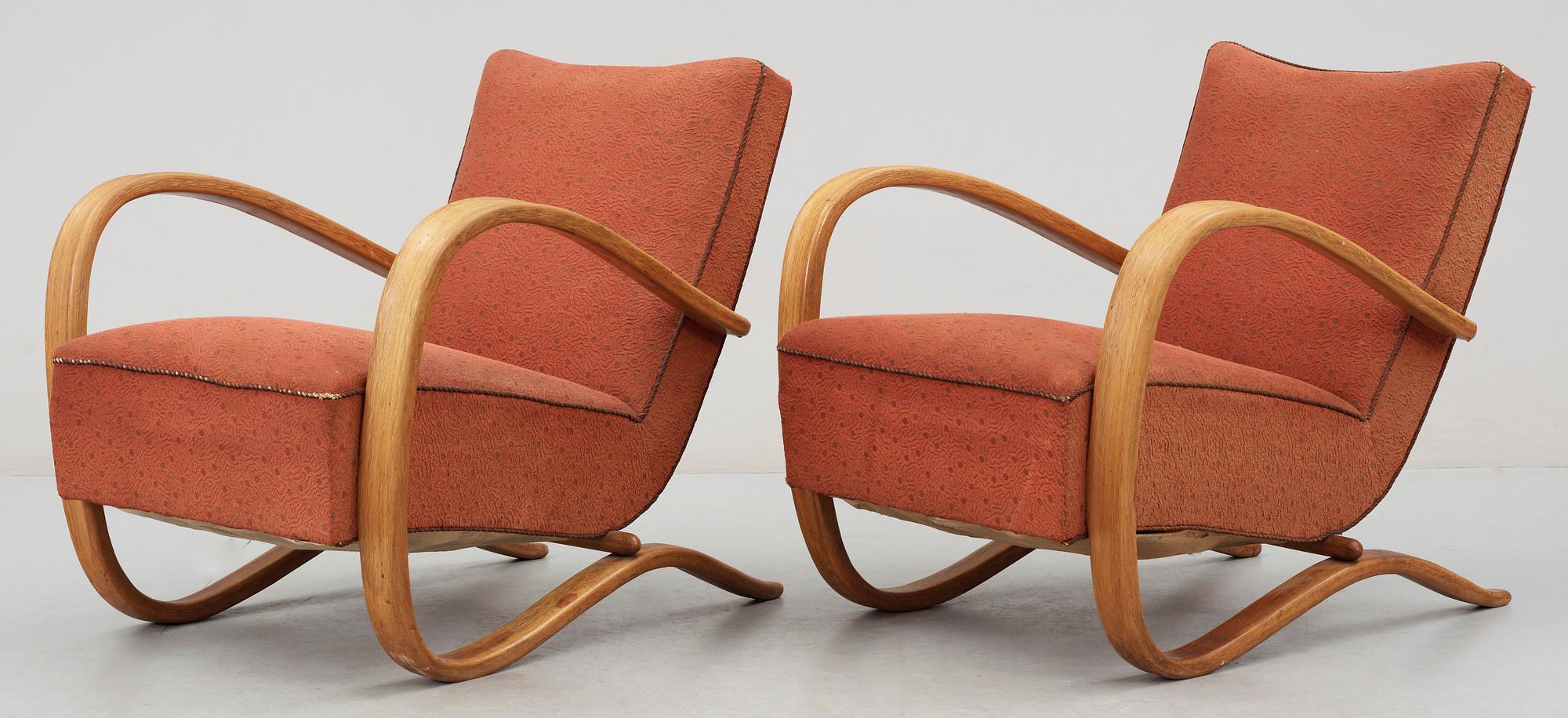 FÅTÖLJER, ett par, Thonet, 1900-talets mitt.