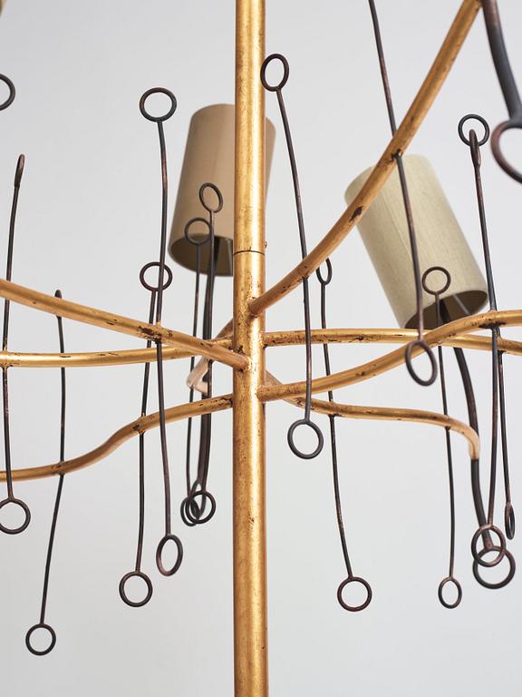 Gareth Devonald Smith, a "Lollipop Chandelier" ceiling lamp, Porta Romana, United Kingdom, post 2009.