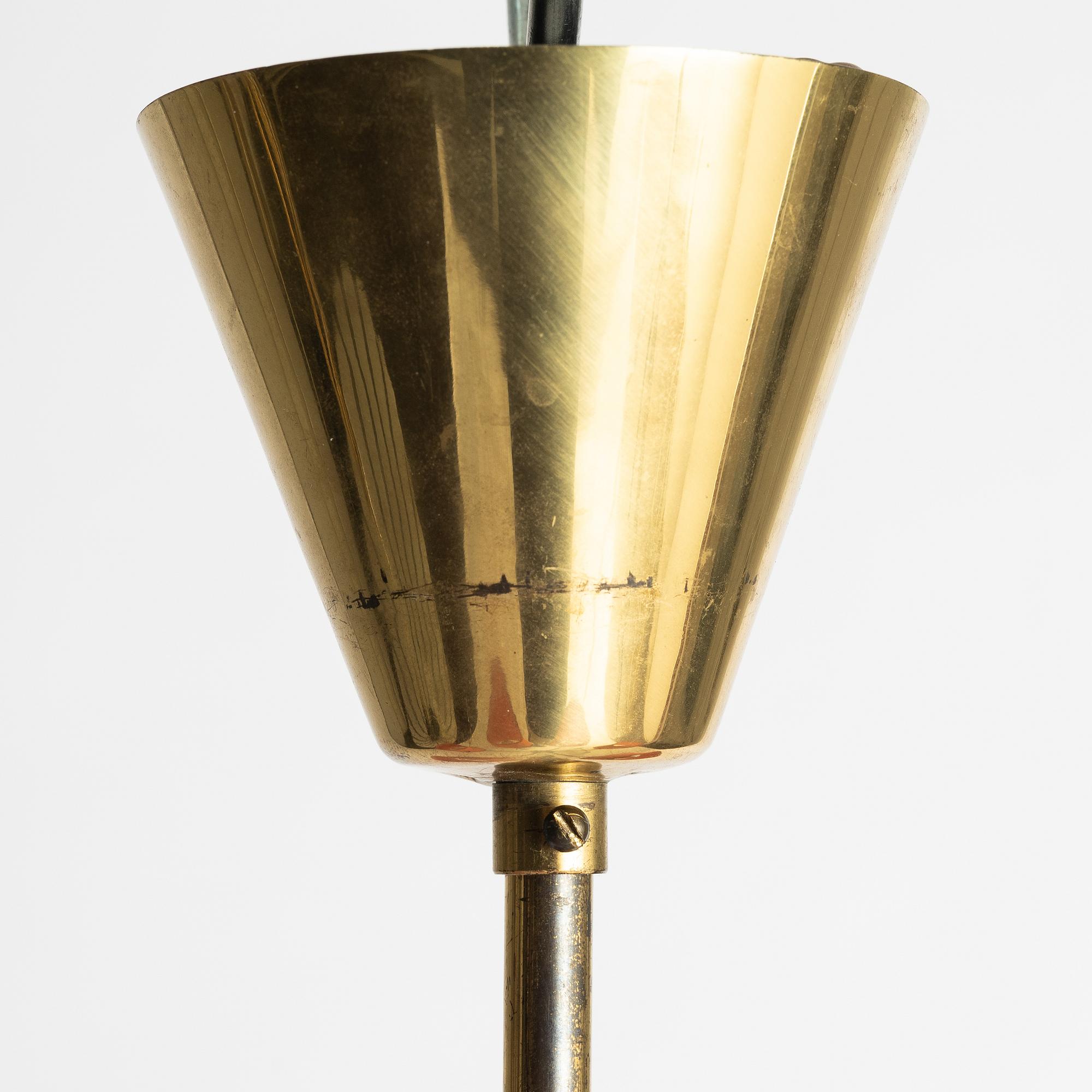 Ceiling lamp, 1940s-50s.