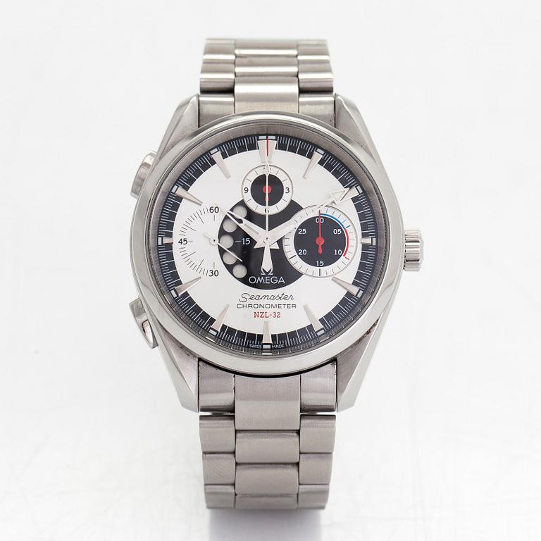 Omega, Seamaster, Aqua Terra, NZL‑32 Chrono, rannekello, 42,2 mm.