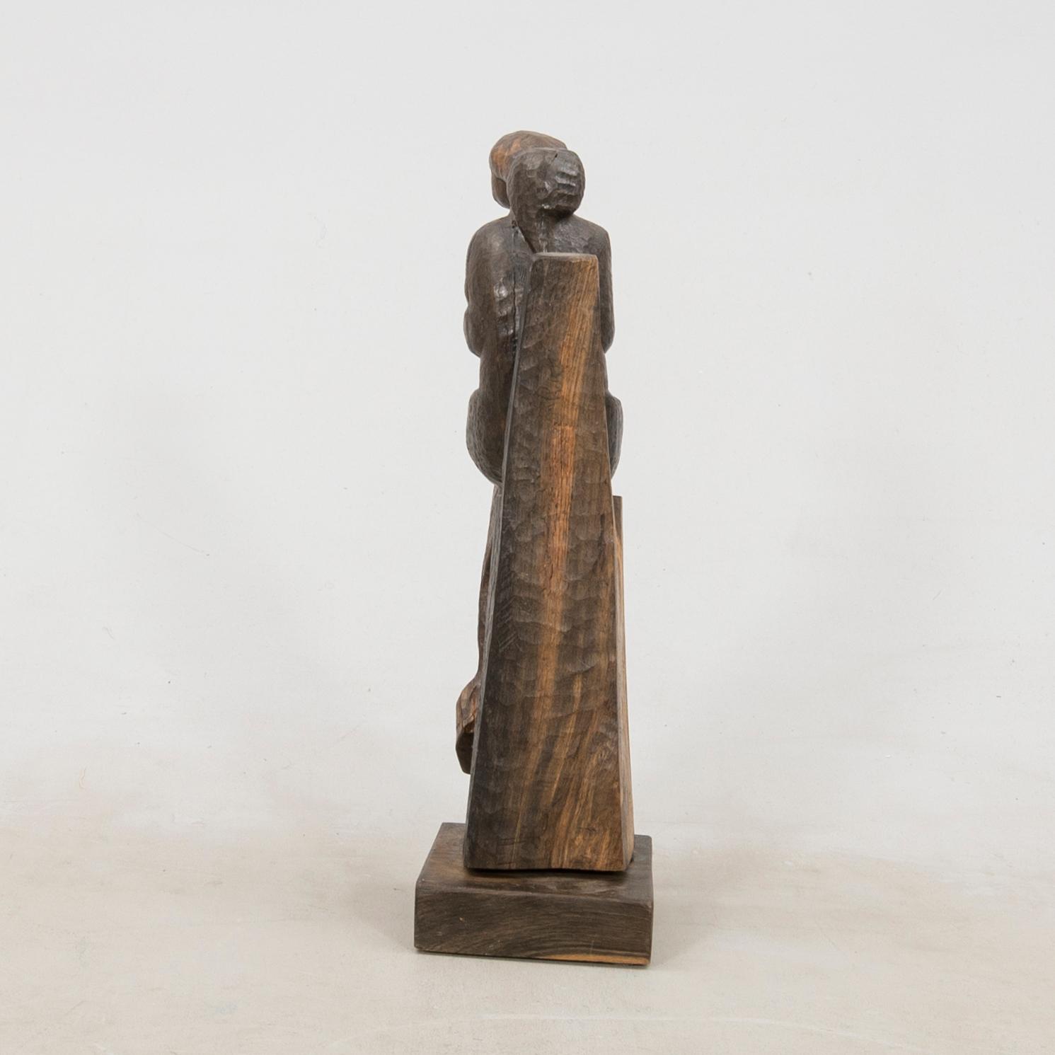 Allan Jäderås, skulptur Kvinna med barn.