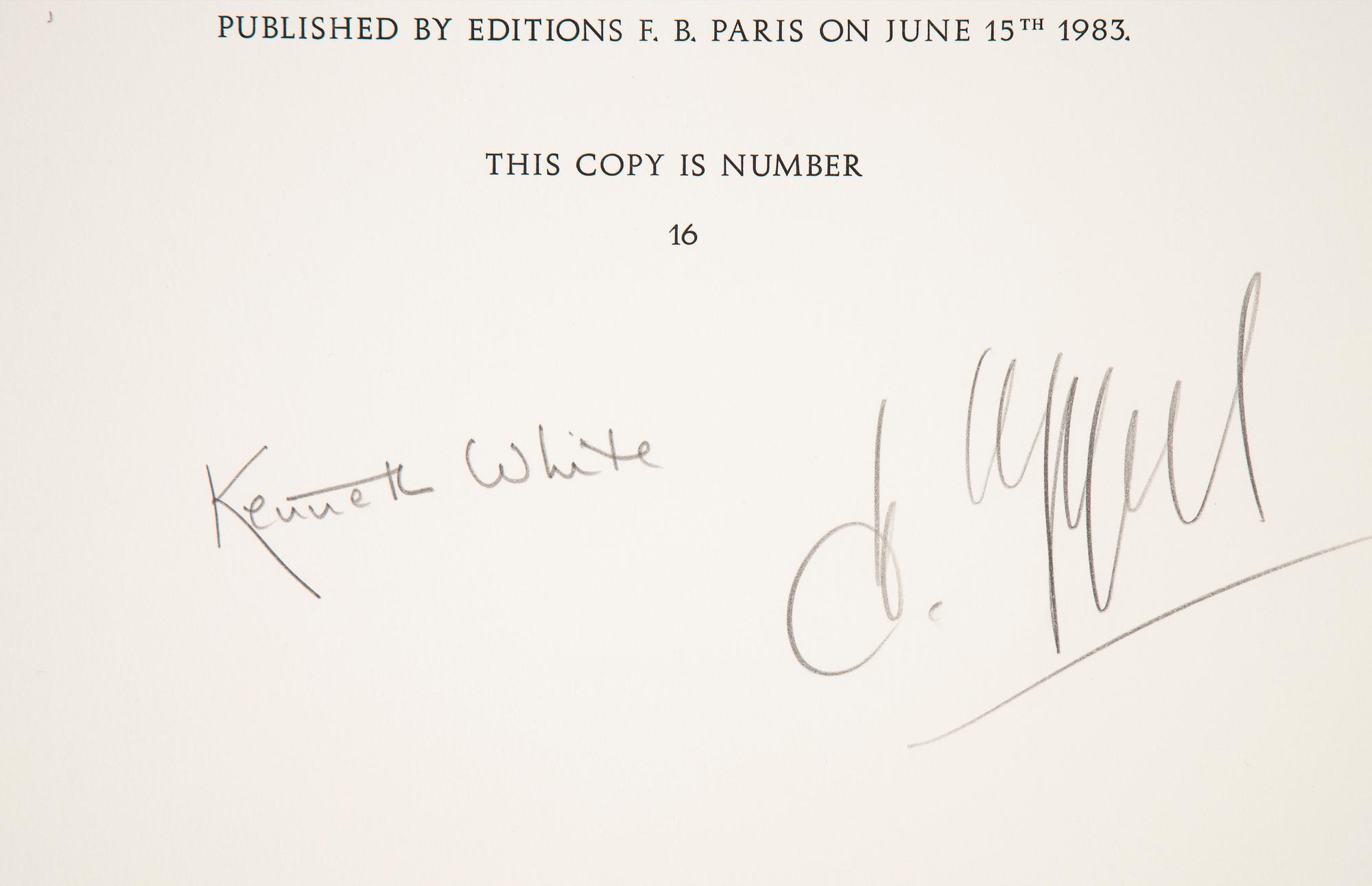 Karel Appel, portfolio with 5 lithographs in colour, "Tantrika 1", 1983, signed 16/75.