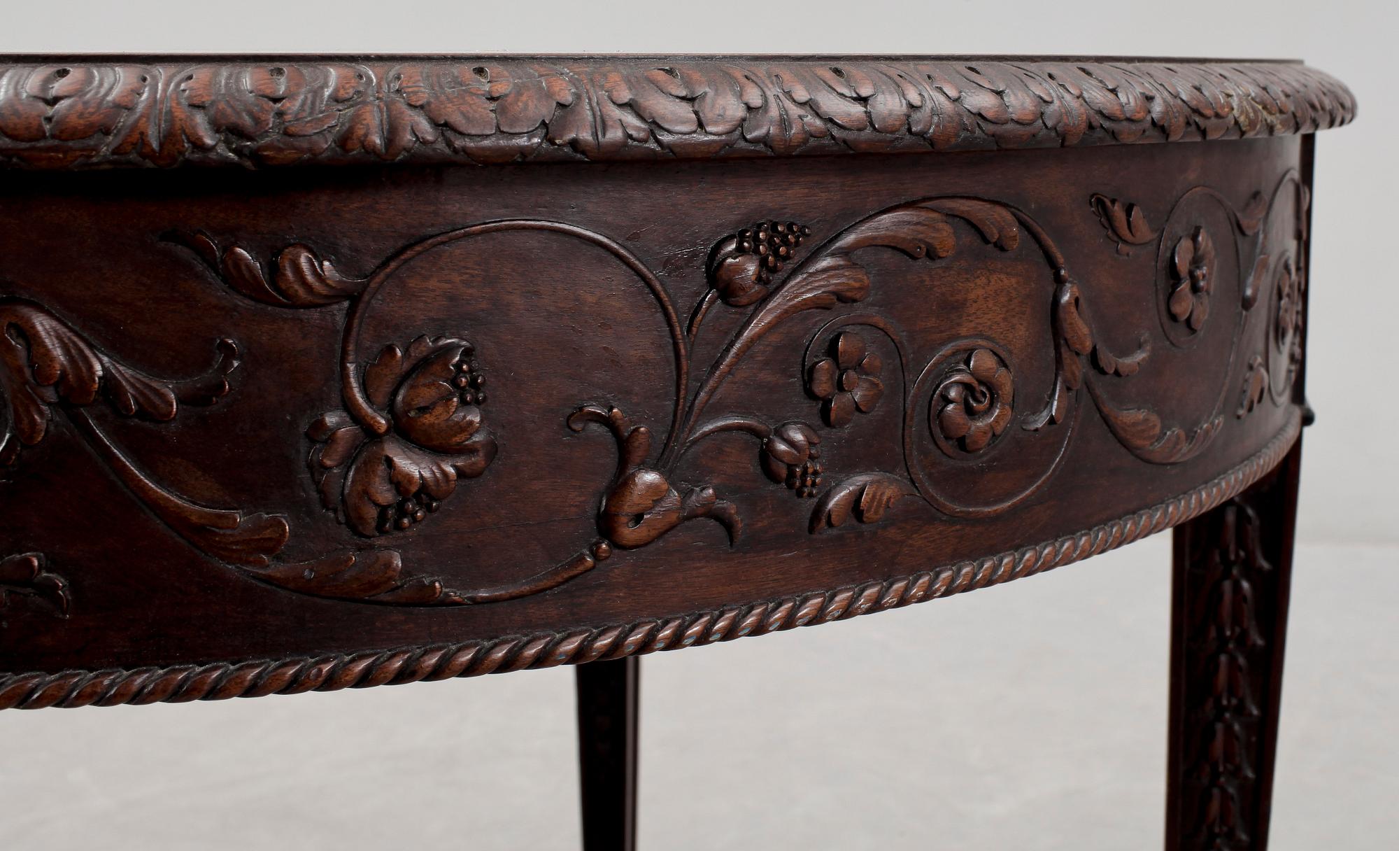 BORD samt STOLAR, 4 delar, troligen Nordiska Kompaniet, 1920-tal.