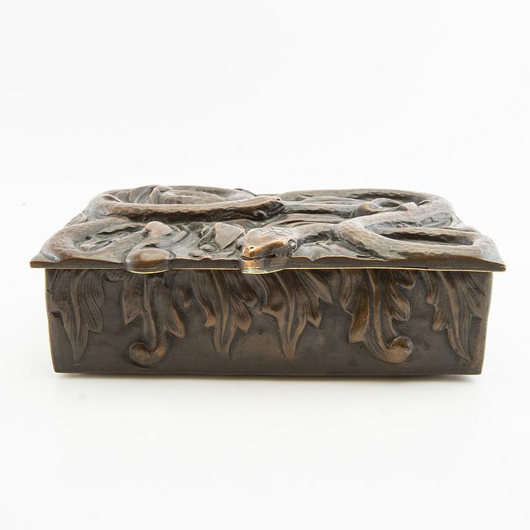 Desk set, 3 pieces, Mogens Ballin, Denmark, first half of the 20th century.