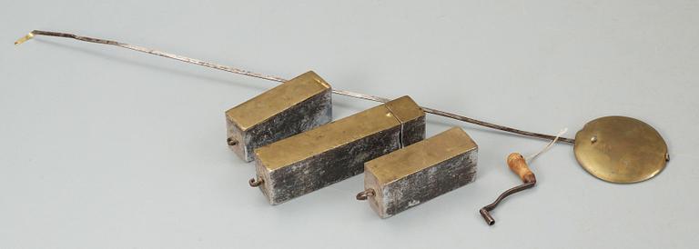 GOLVUR, med spelverk, 1700-tal.