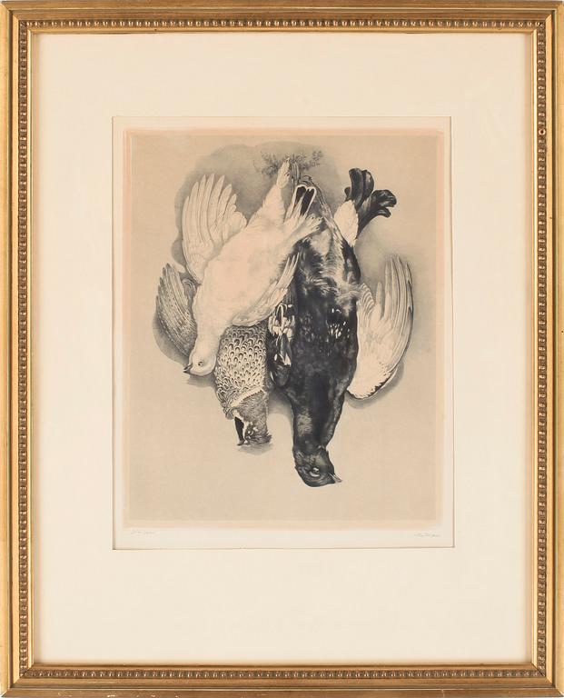 STIG BORGLIND, etsning, sign.