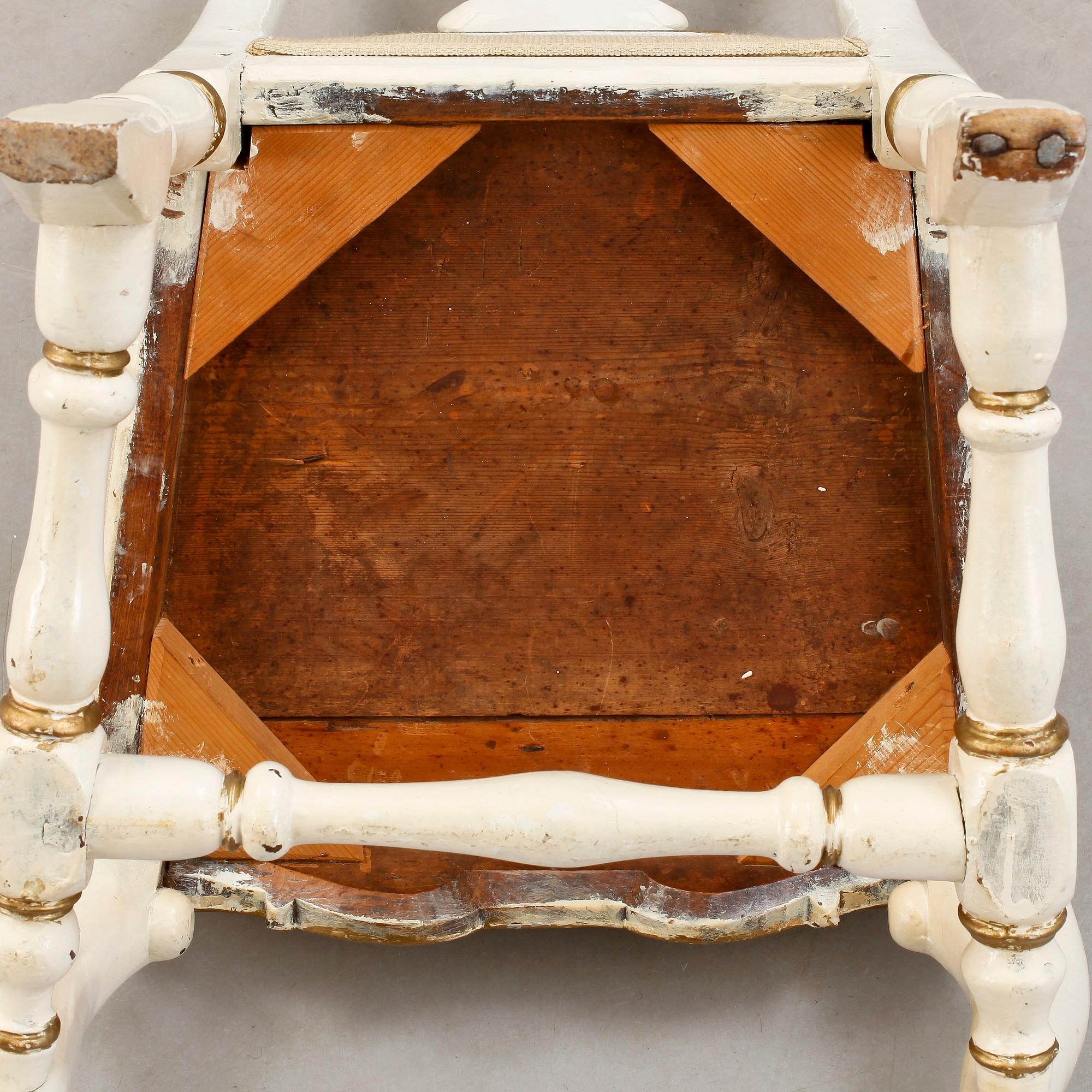 STOL, senbarock, 1700-tal.