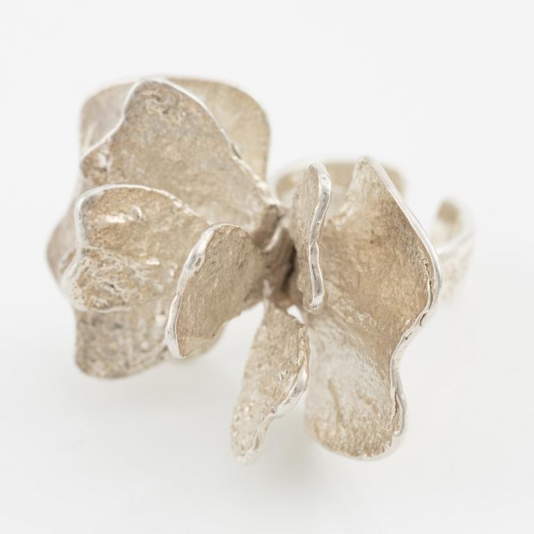 Theresia Hvorslev, ring, sterling silver, Mema, Lidköping 1972.