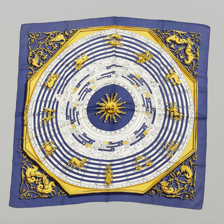 scarf, "Dies et Hore", Hermès.