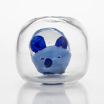 Tiina Nordström, konstglas, signerad Tiina Nordström, Iittala 1991.
