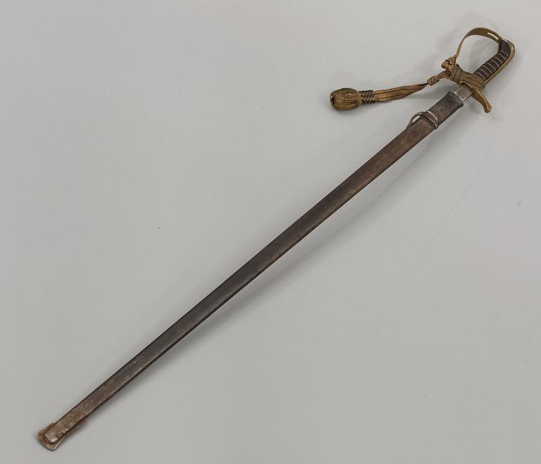 A SWEDISH SABRE, 19th century.