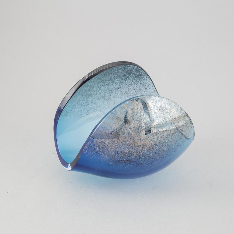 Lena Bergström, a 'Planets' glass sculpture/bowl from Kosta, Sweden. Signed and numbered 311/500.