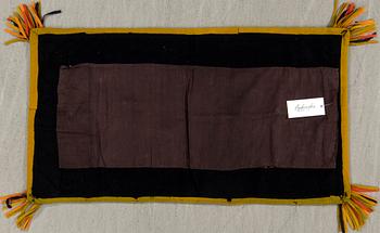 Sled cushion (Sledge cushion) probably Skåne, early 20th century, approx. 95x50 cm.