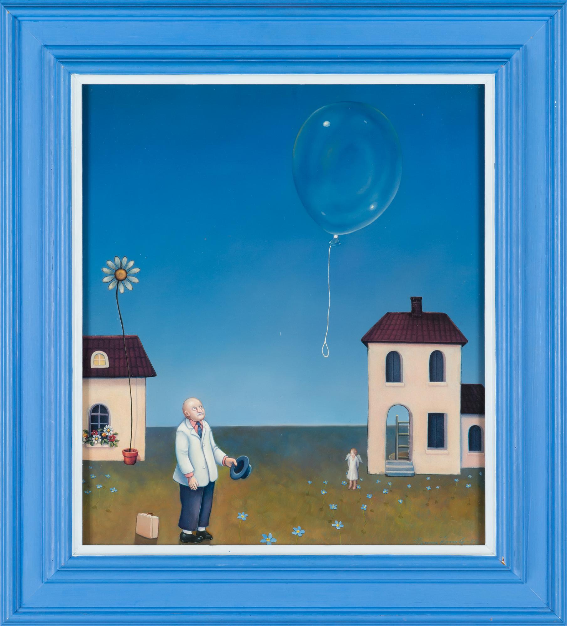 Hannu Konola, olja på pannå, signerad och daterad och daterad -87.