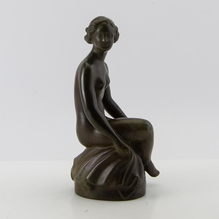 Just Andersen, skulptur, discometall.
