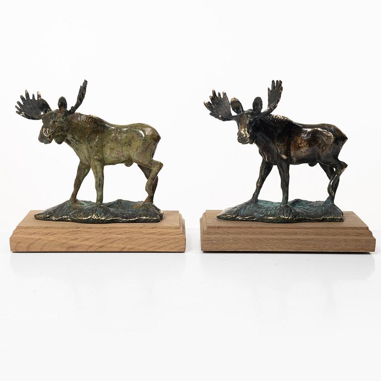Torbjörn Forsberg, Moose bull, 2 pcs.
