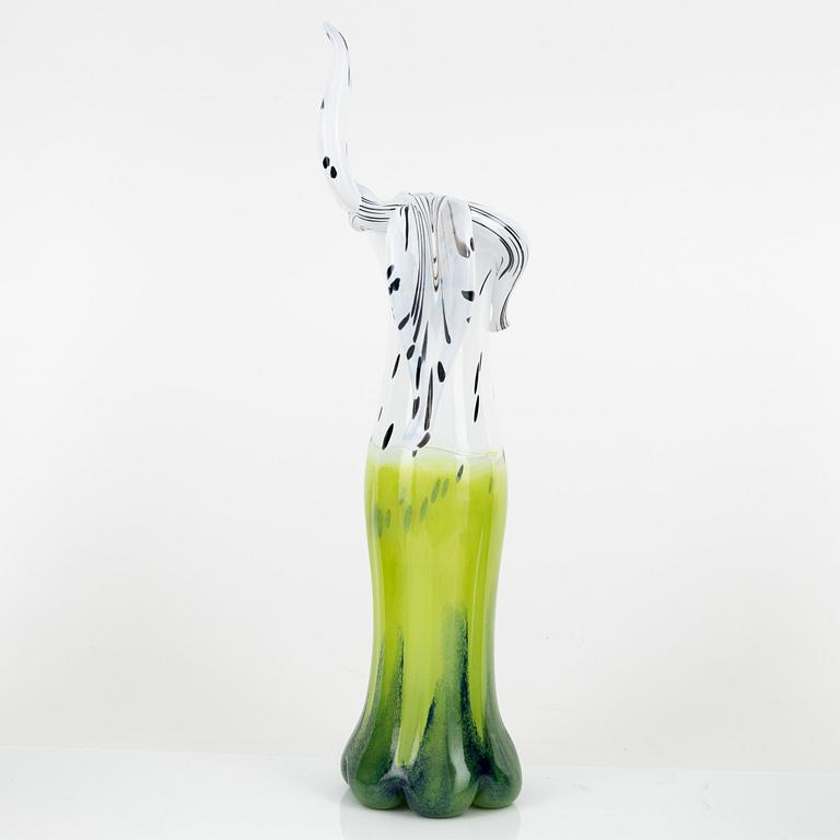 Ludvig Löfgren, vase, "Atomic Orchid", Kosta Boda.