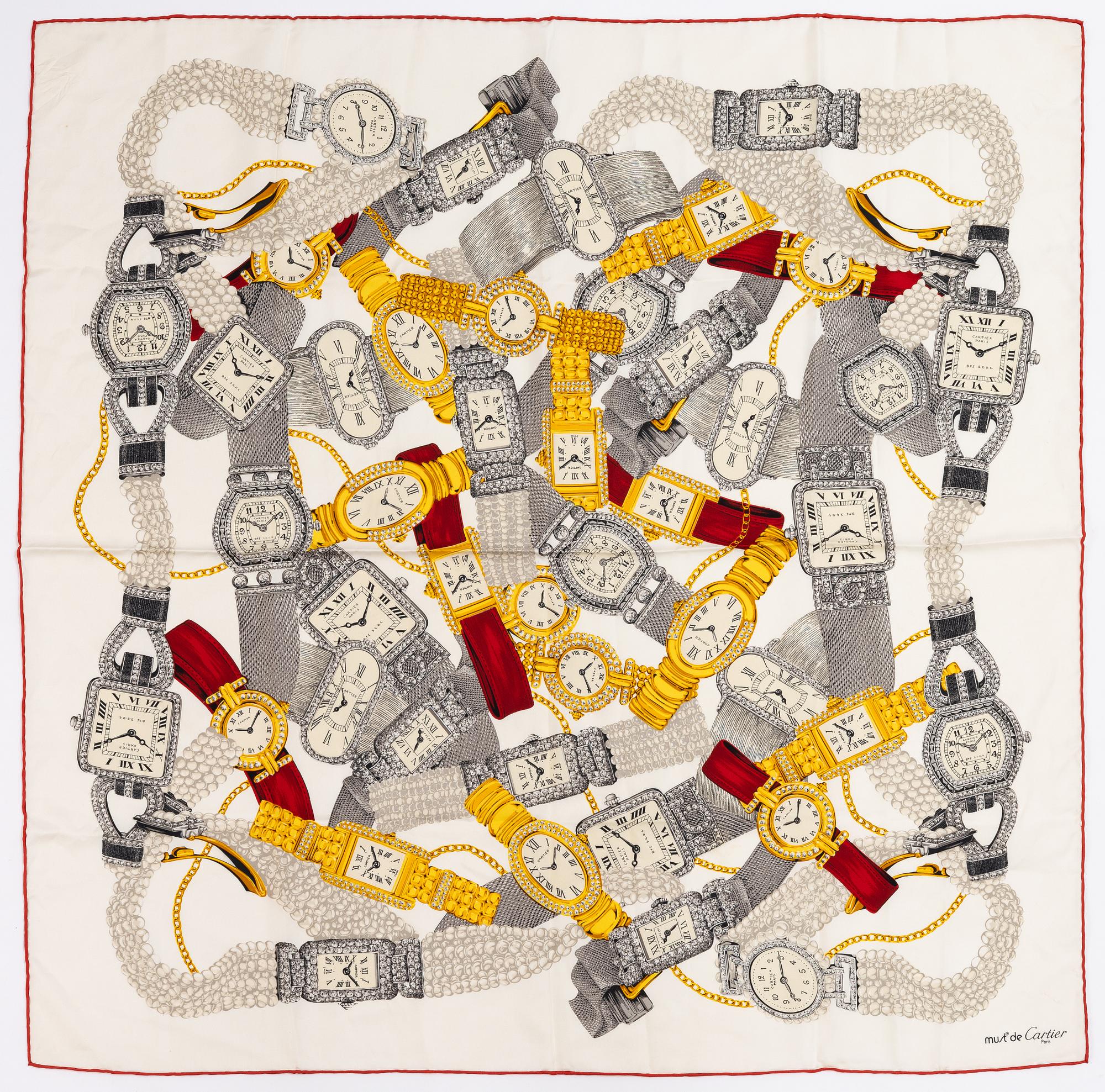 Cartier, a scarf.