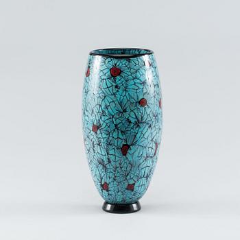 A Murrine glass vase by Vittorio Ferro for Fratelli Pagnin 1990-2000,