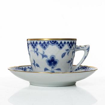 Bing & Grøndahl, kaffeservis, 13 delar, porslin, "Sommerfugl", Danmark.