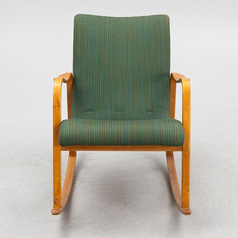 Axel Larsson, a rocking chair, Svenska Möbelfabrikerna Bodafors, 1930's/40's.