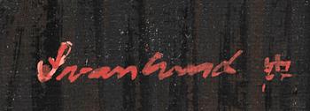 Olle Svanlund, oil on canvas signed ande dated 77.