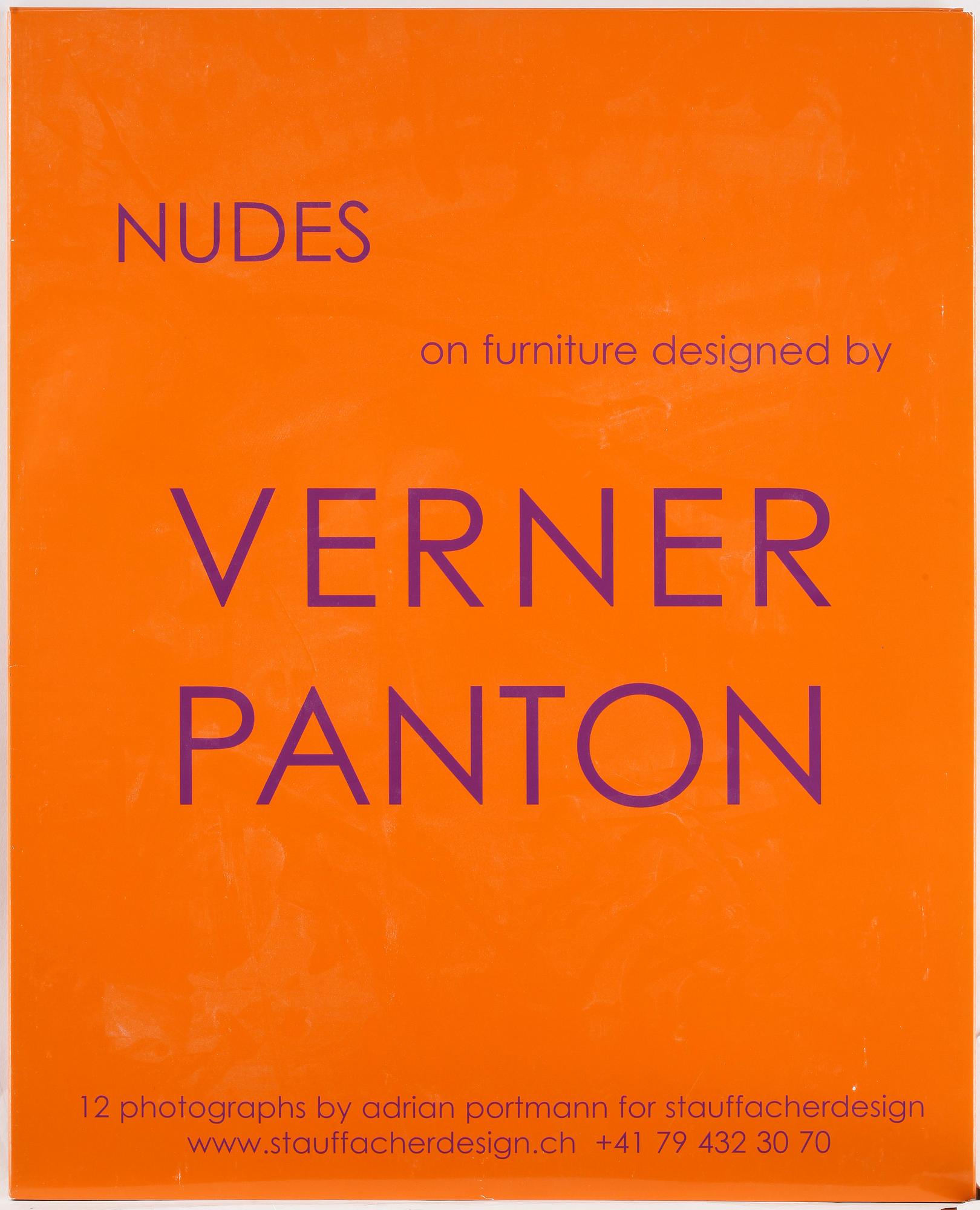 VERNER PANTON, fotomapp, utgiven 2003.
