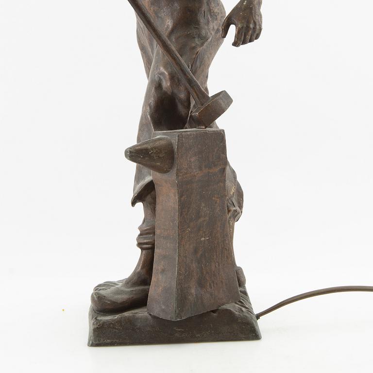 Bordslampa 1900-talets första hälft.