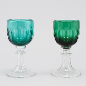 VITVINSGLAS, 13 st, Sverige, 1920/1930-tal.