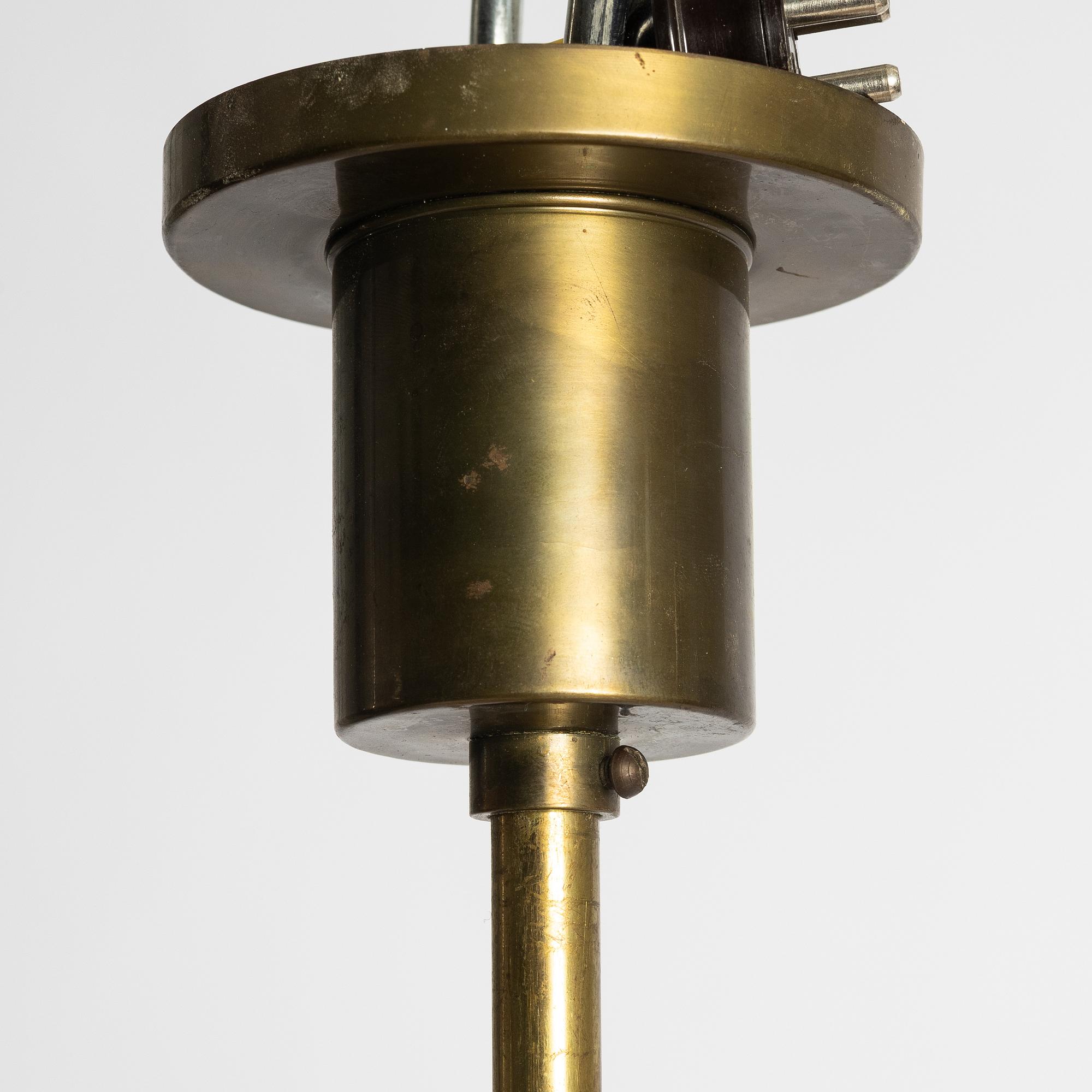 Harald Notini, a ceiling lamp model 10023, Arvid Böhlmarks Lampfabrik, Stockholm, 1930s.