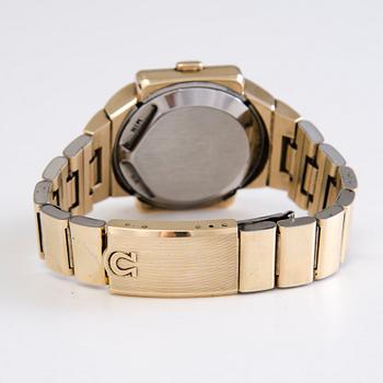 OMEGA, Time computer TC2, digital LED, 1970-luku, kullattu.