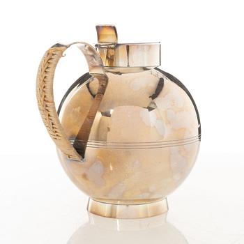 Sylvia Stave, a silver plated jug, CG Hallberg, 1930s.