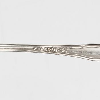 C.G. Hallberg, Skedar, 21 st, silver,  "Hallbergs Chippendale", Stockholm, bl a 1950.